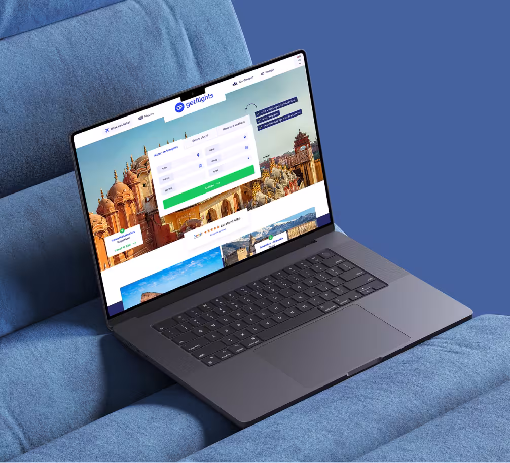 Het Bastion - Project - Getflights Groupflights Codeshare - Case