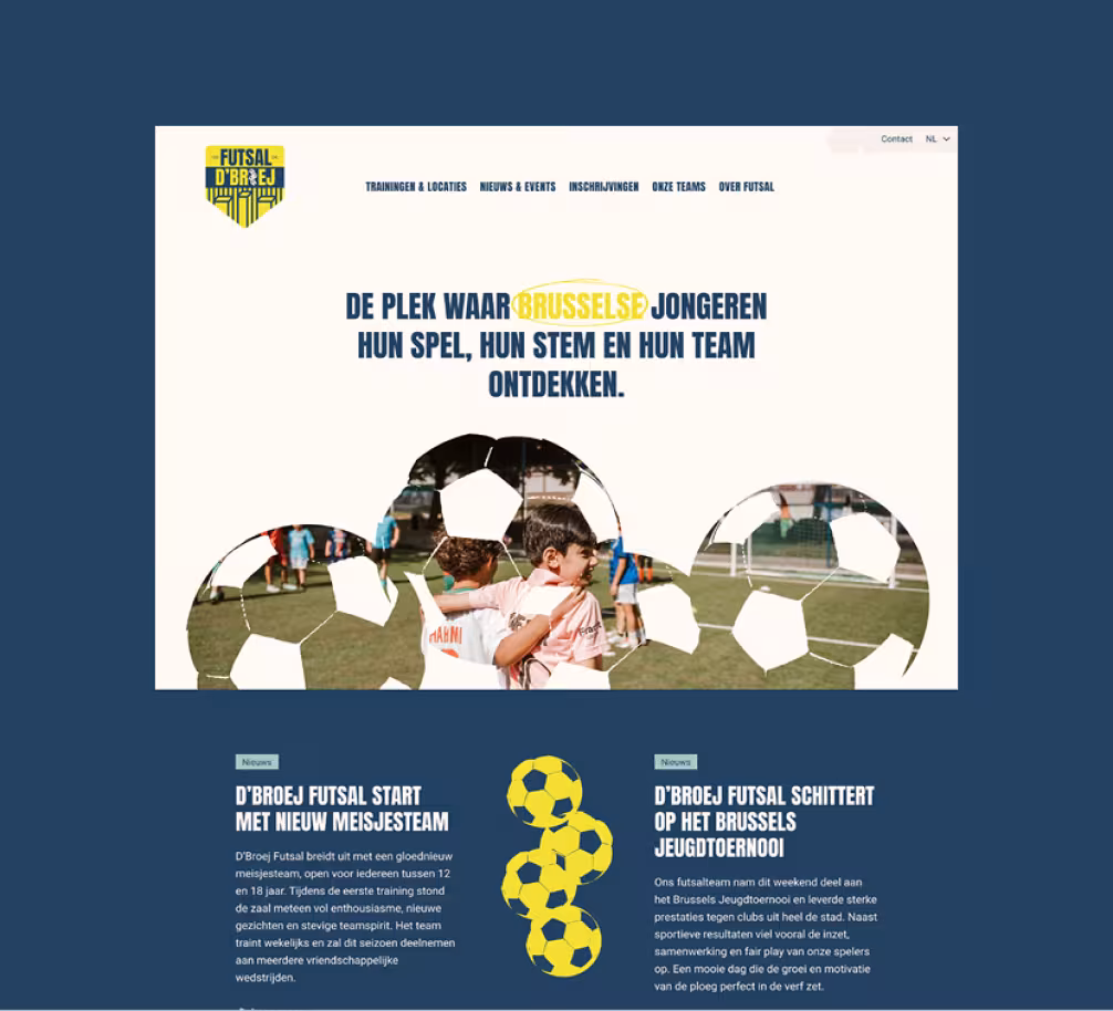 Het Bastion - Case - D'Broej - Project sfeerbeeld Futsal